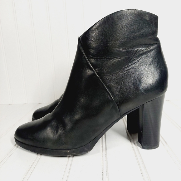 Steffen Schraut Black Heeled Ankle Boots E287 - Picture 1 of 13
